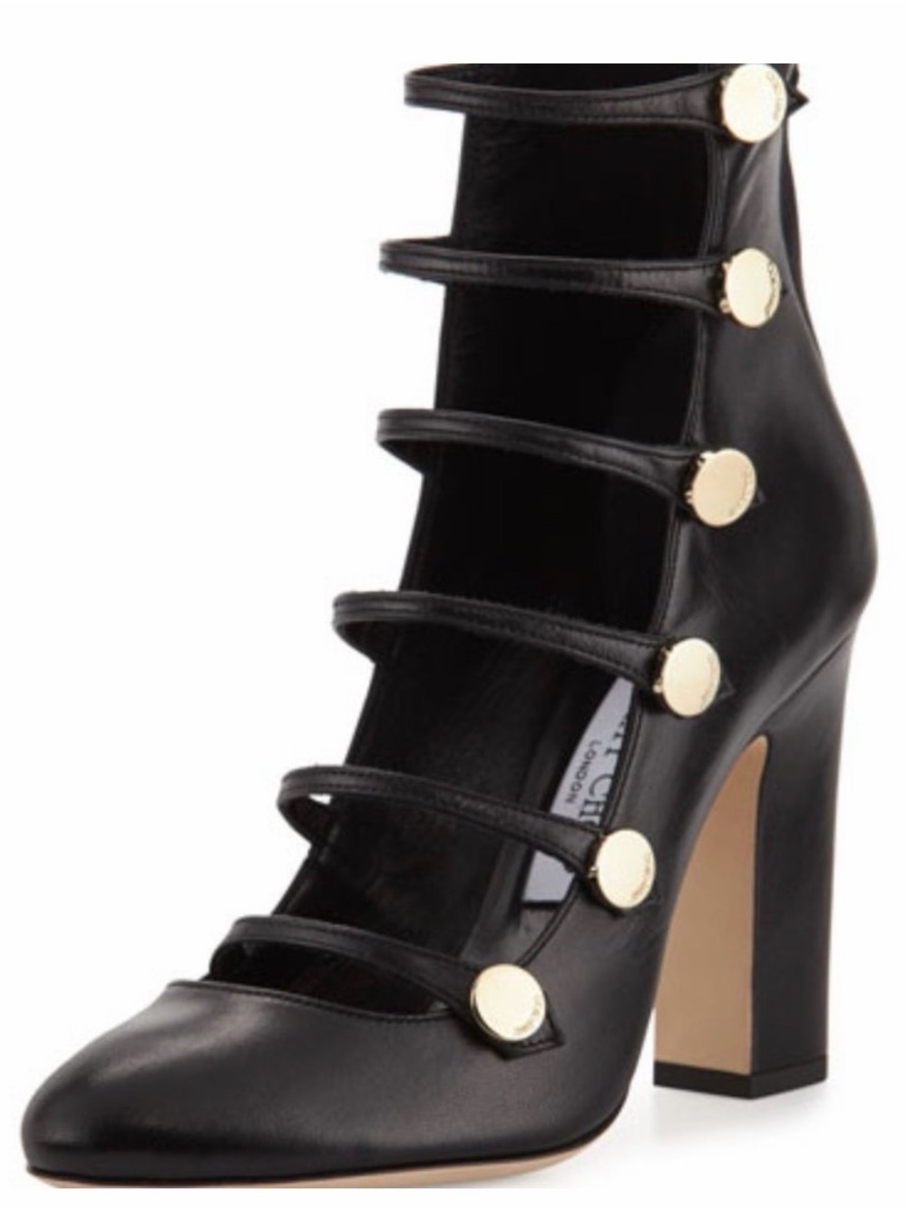 AUTHENTIC Jimmy Choo Black Venice 100 Heels in 37.5 (US women’s 7/7.5)